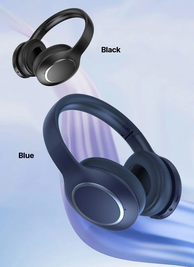 Over-Ear Bluetooth Headphones with Active Noise Cancelling and Long Battery Life