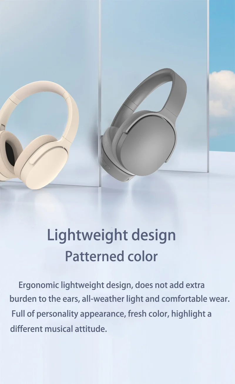 Wireless Over-Ear Headphones with Active Noise Cancelling and Long Battery Life