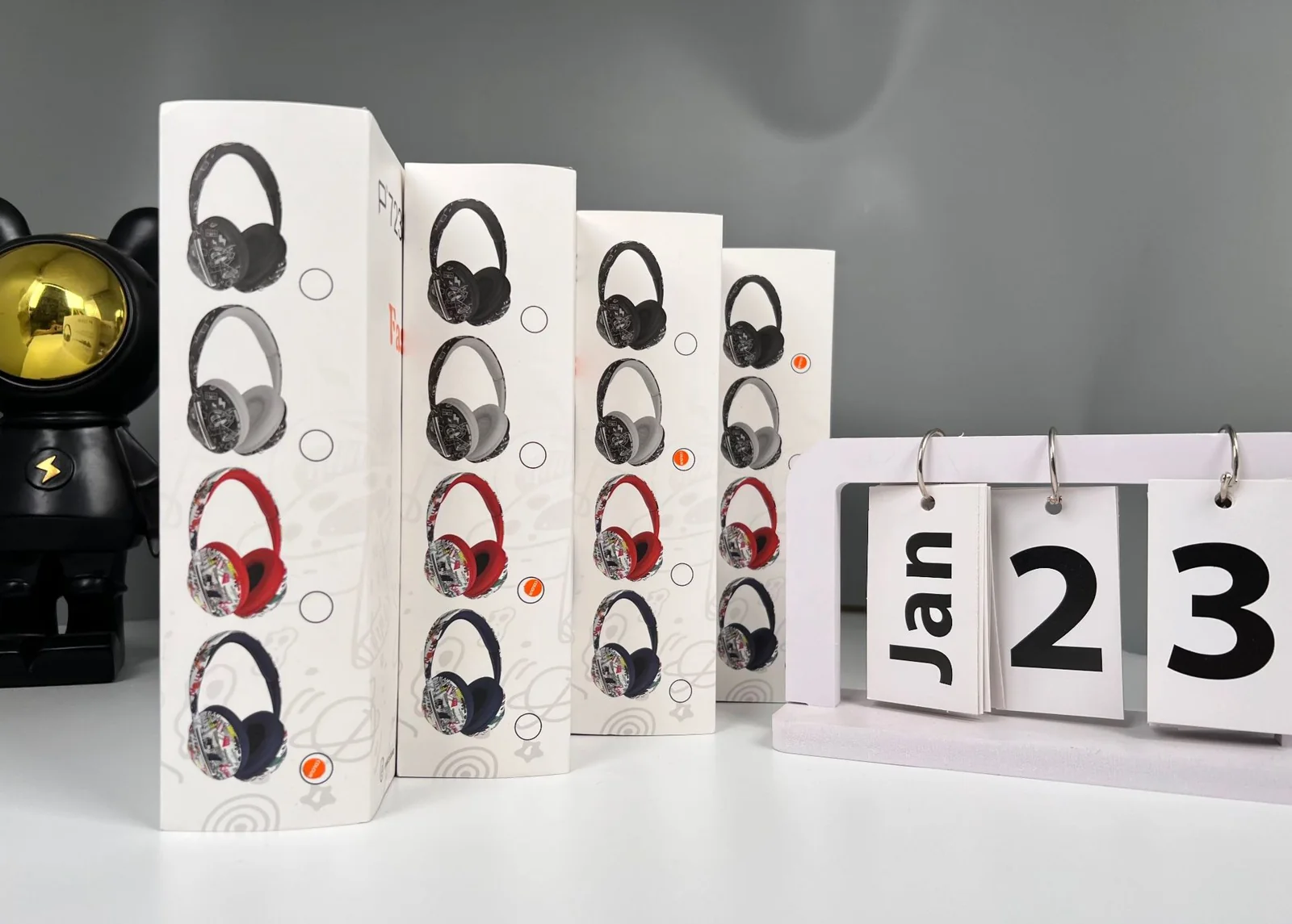 Fon Telinga Bluetooth Over-Ear Dengan Slot Kad TF dan Sambungan Tanpa Wayar