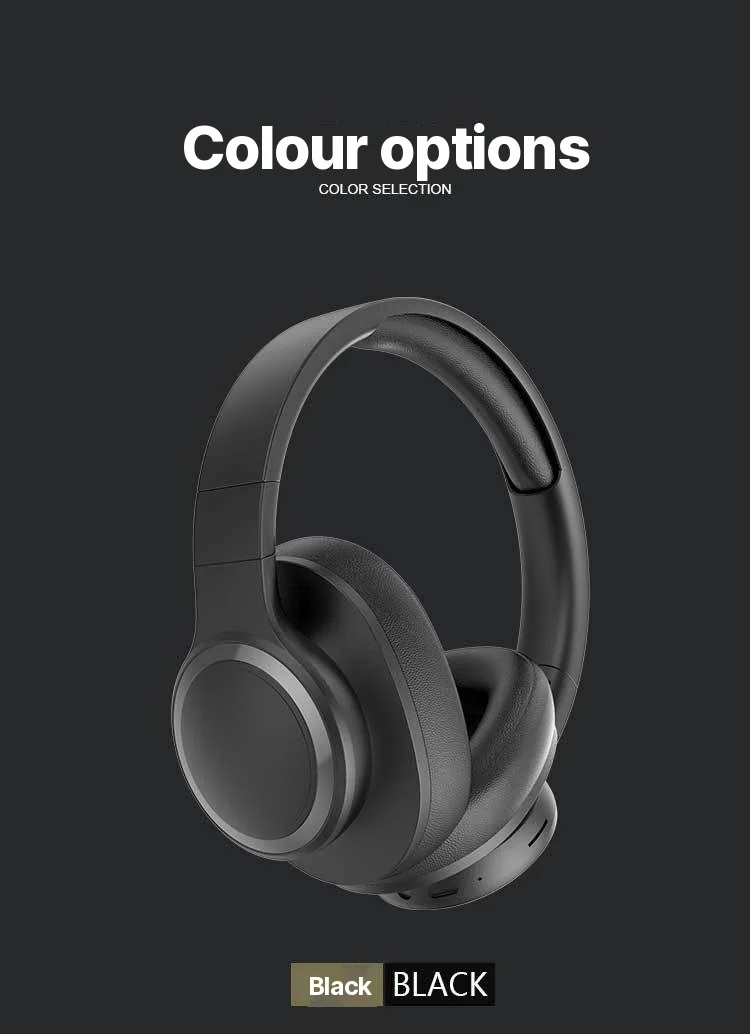 Over-Ear Wireless Bluetooth Headphones with FM Radio and TF Card Slot