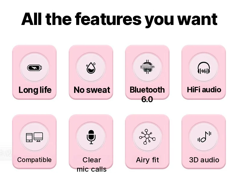 Wireless Over-Ear Headphones with FM Radio and Long Battery Life