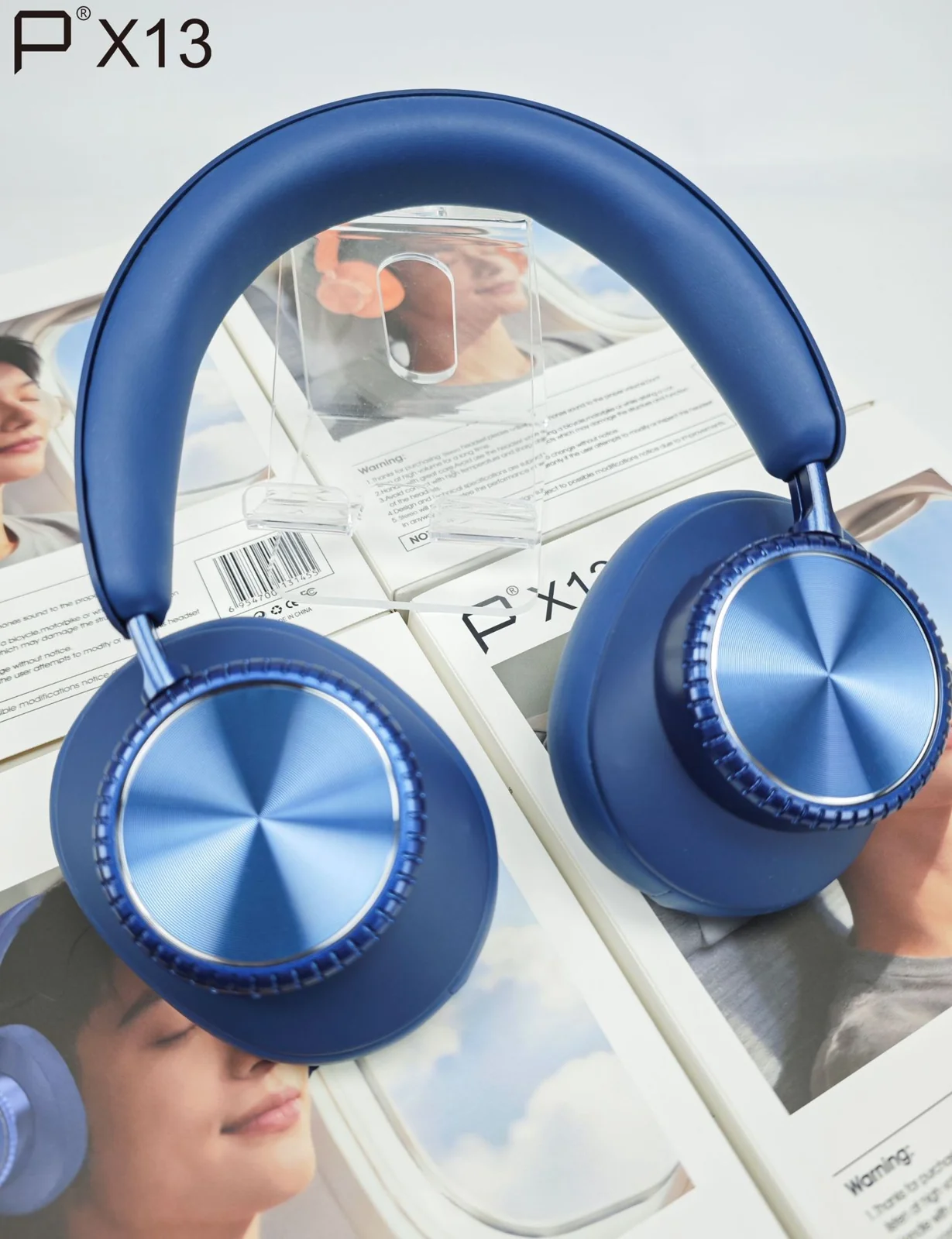 Over-Ear Wireless Bluetooth Headphones with Noise Cancelling and Case