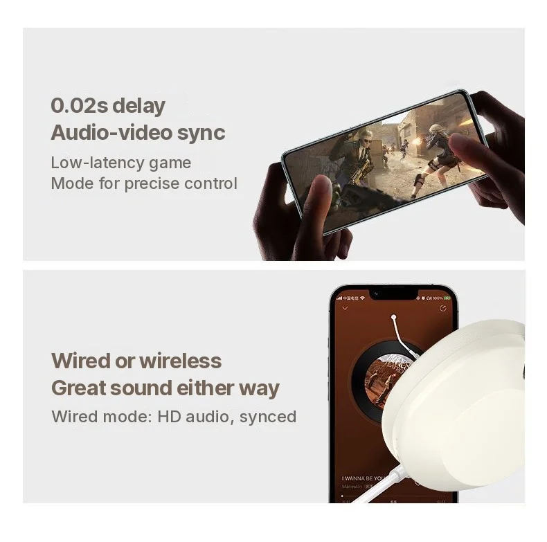 ANC bežične Bluetooth slušalice s aktivnim poništavanjem buke