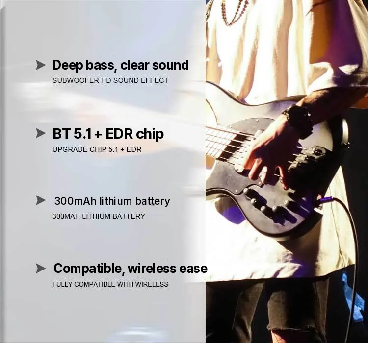Over-Ear Wireless Bluetooth Headphones with FM Radio and TF Card Slot
