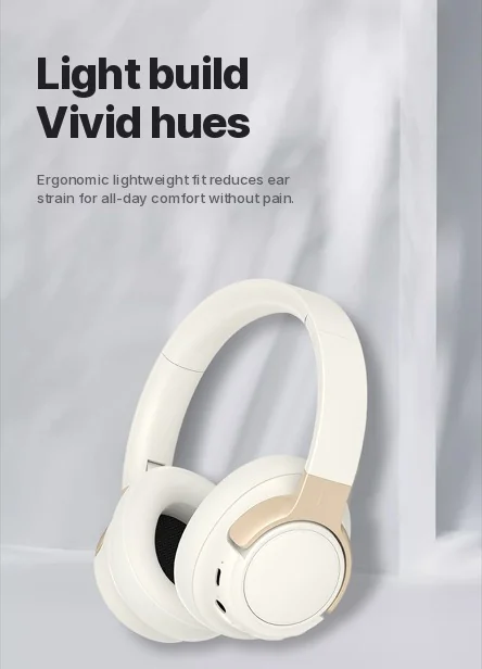 Over-Ear Wireless Headphones with Active Noise Cancelling and 35h Battery