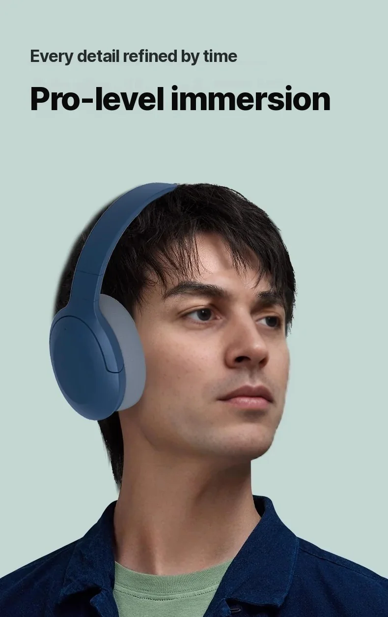 Kabellose Bluetooth Over-Ear-Kopfhörer mit FM-Radio und langer Akkulaufzeit