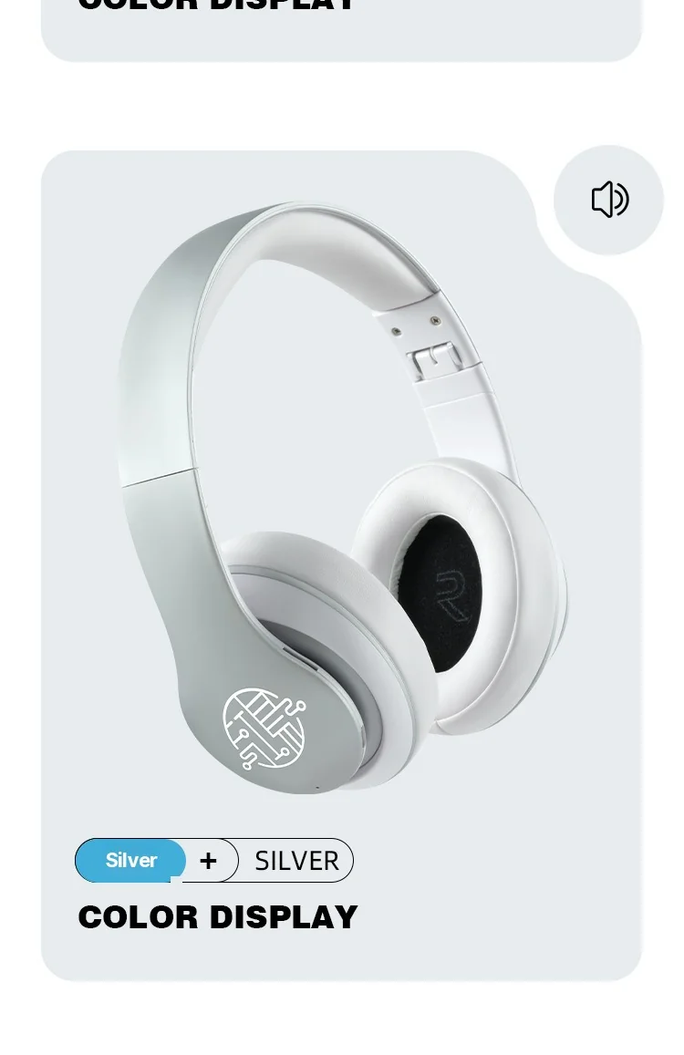 Over-ear draadloze Bluetooth-hoofdtelefoon met lange batterijduur