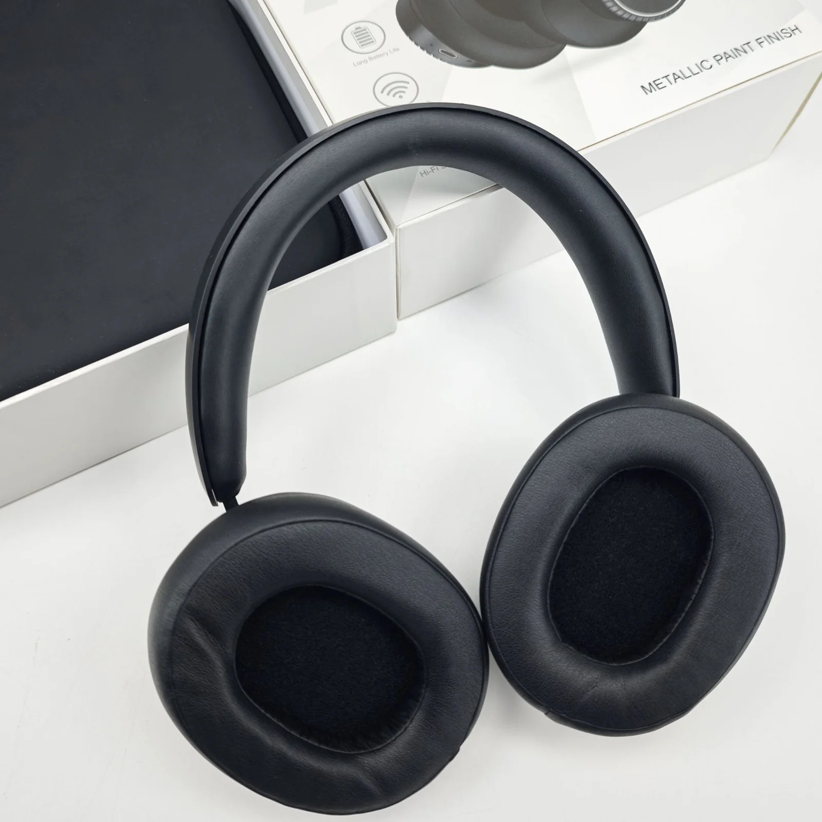 Over-Ear Wireless Bluetooth Headphones with Noise Cancelling and Case