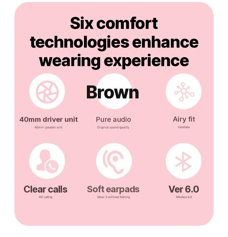 Over-Ear Wireless Bluetooth-Kopfhörer mit FM-Radio und AUX