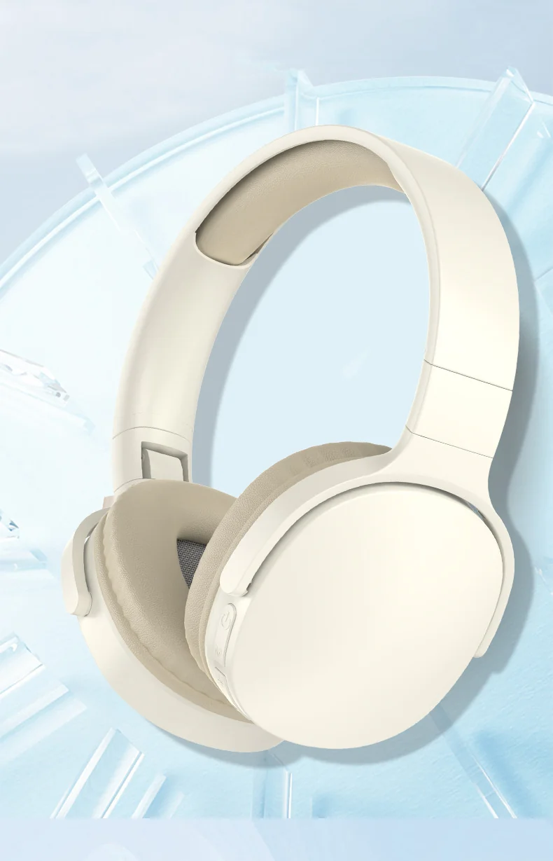 Wireless On-Ear Headphones with FM Radio and TF Card Slot