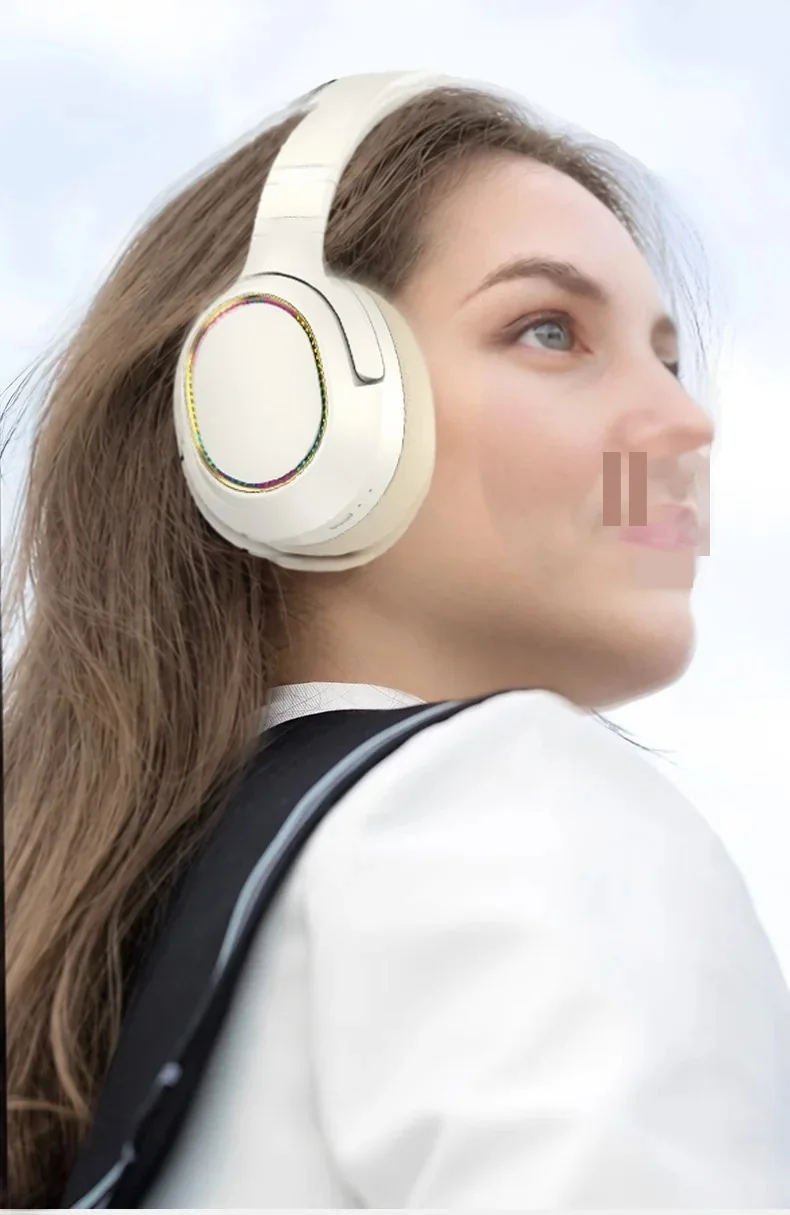 Casque gaming RGB sans fil Bluetooth supra-auriculaire stéréo