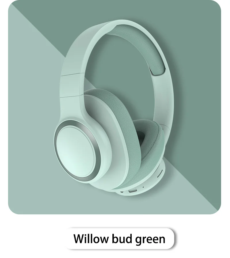Wireless Bluetooth Over-Ear Headphones with FM Radio and TF Card Slot