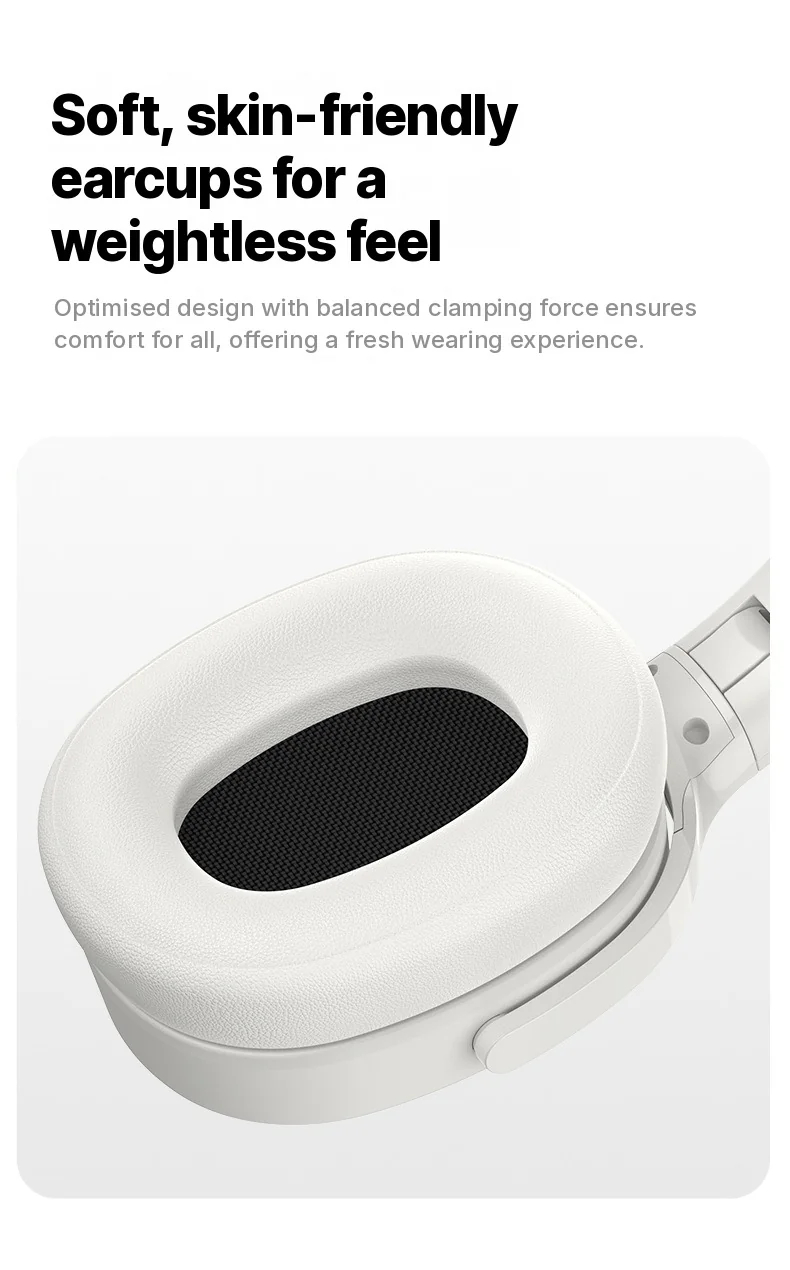 Fon Kepala Bluetooth Over-Ear dengan FM, Kad TF, Mod EQ & Mikrofon