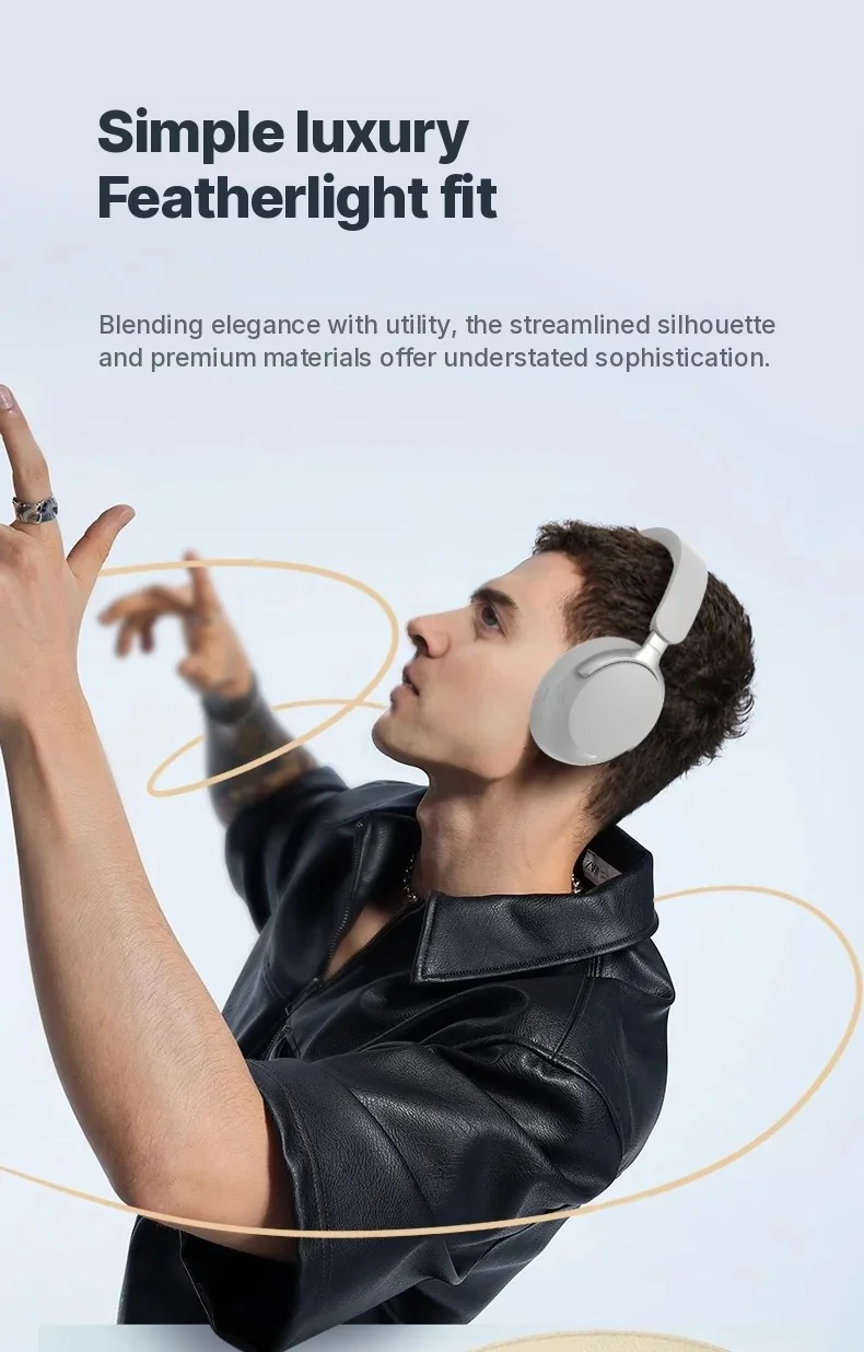 Draadloze Over-ear Hoofdtelefoon met FM-radio en Lange Batterijduur