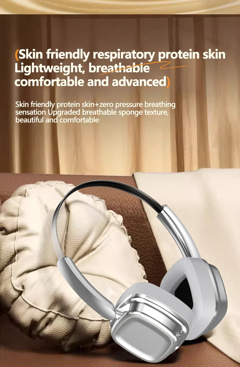 Retro Bluetooth slúchadlá cez uši, bezdrôtové 5.4 stereo hudba a hovory