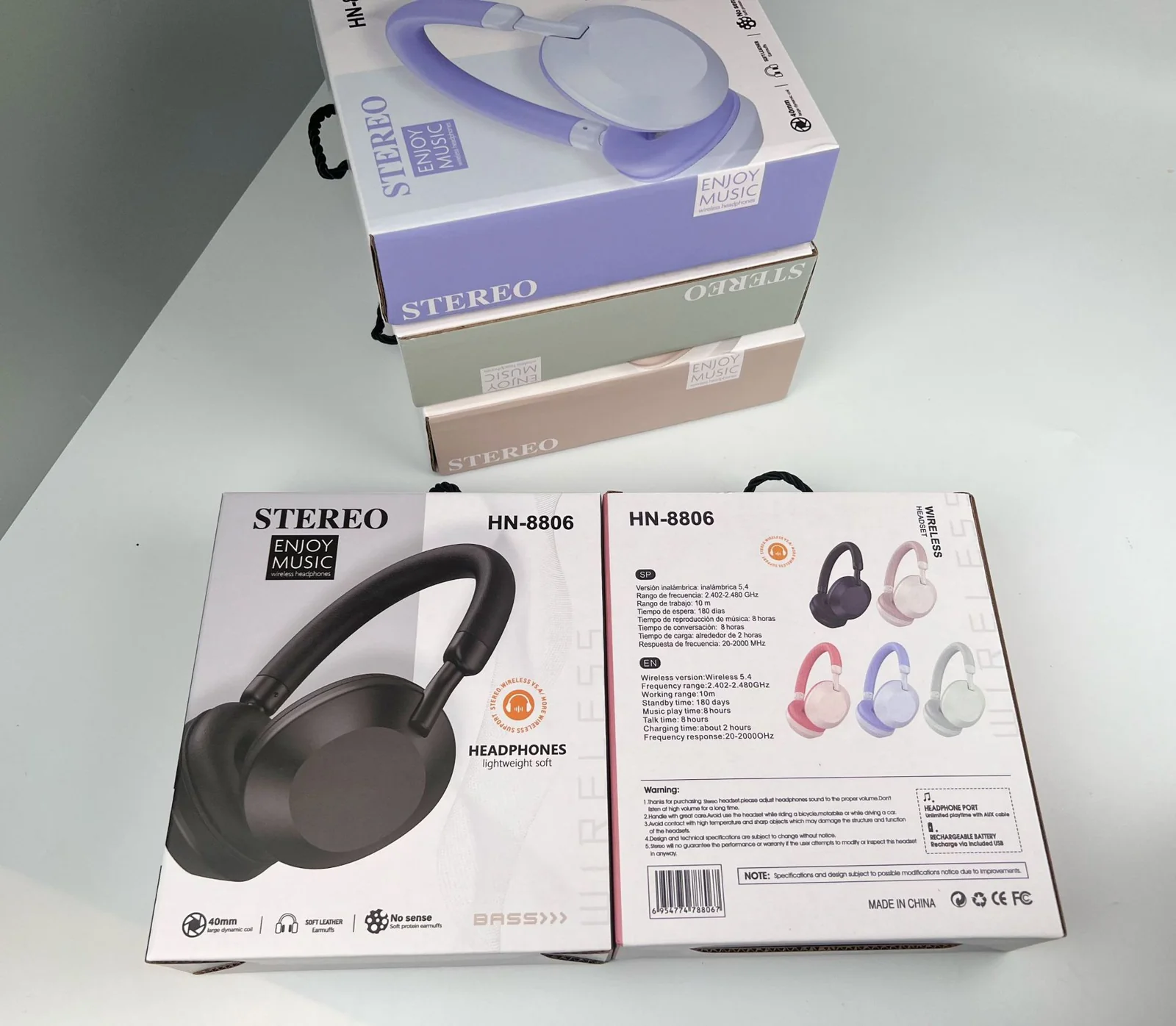 Tai nghe Bluetooth chụp tai không dây, bass sâu và có mic