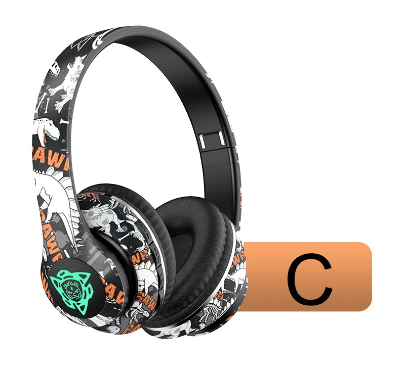 Fone de Ouvido Bluetooth Dobrável Over-Ear com Design Grafite