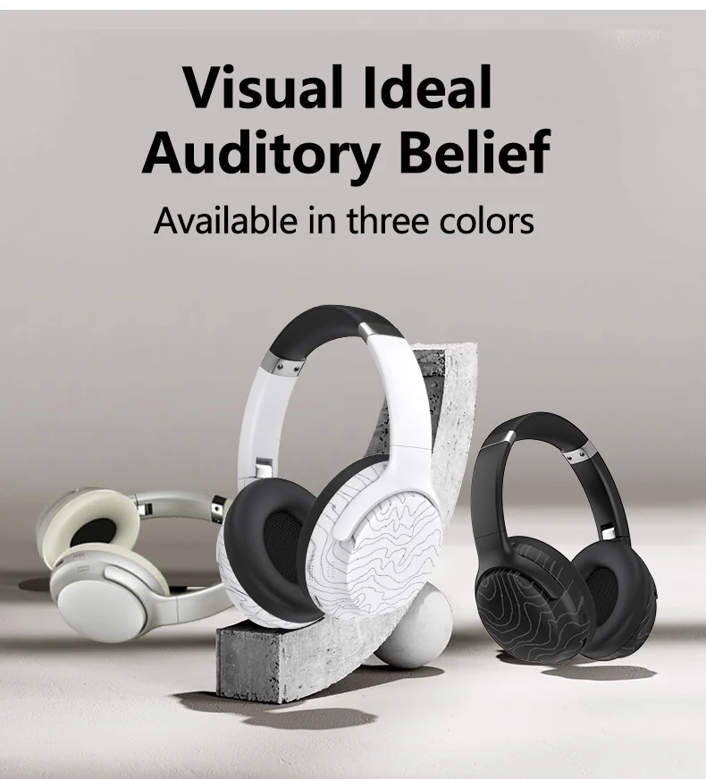Wireless Over-Ear Bluetooth Headphones with FM Radio and Noise Reduction