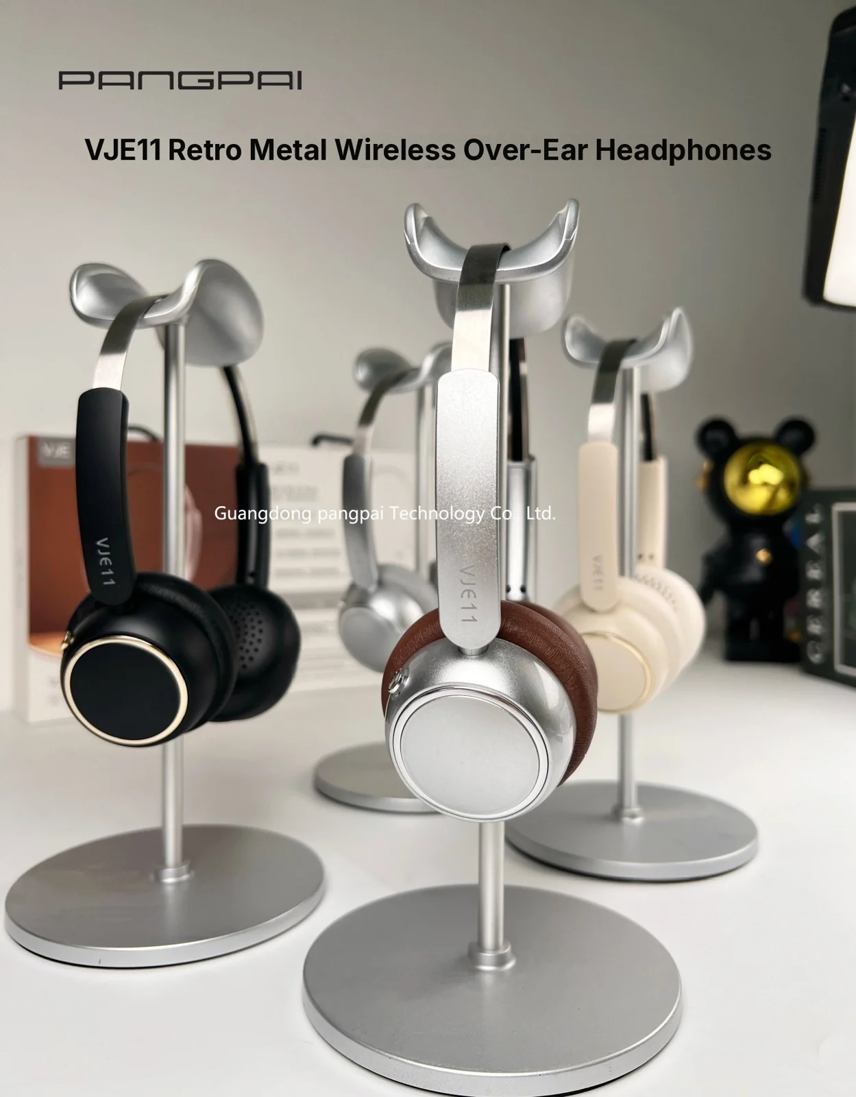 Ρετρό Ακουστικά Bluetooth με FM και Αναδιπλούμενο Σχεδιασμό