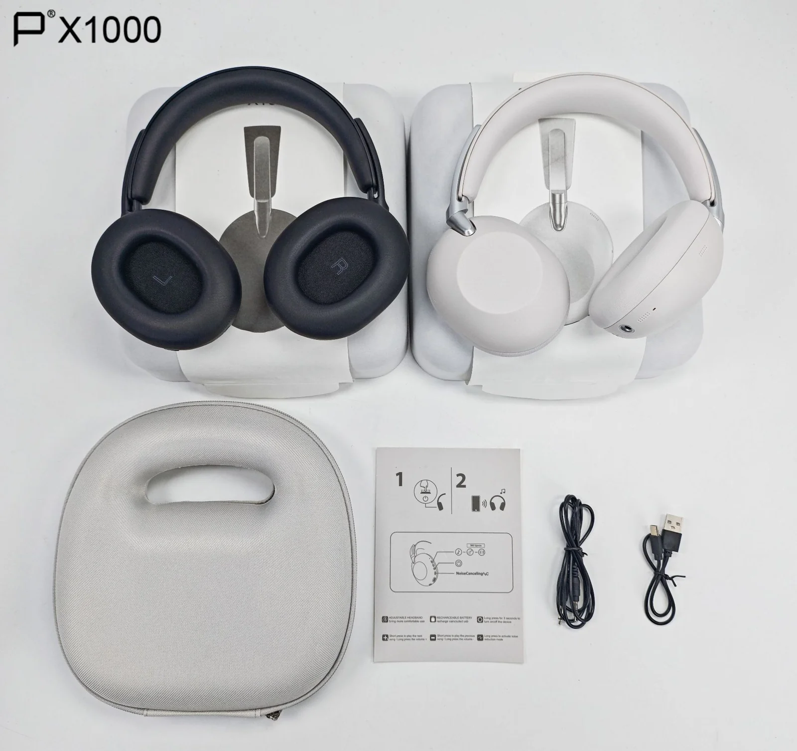 Over-Ear Wireless Bluetooth Headphones with Active Noise Cancelling