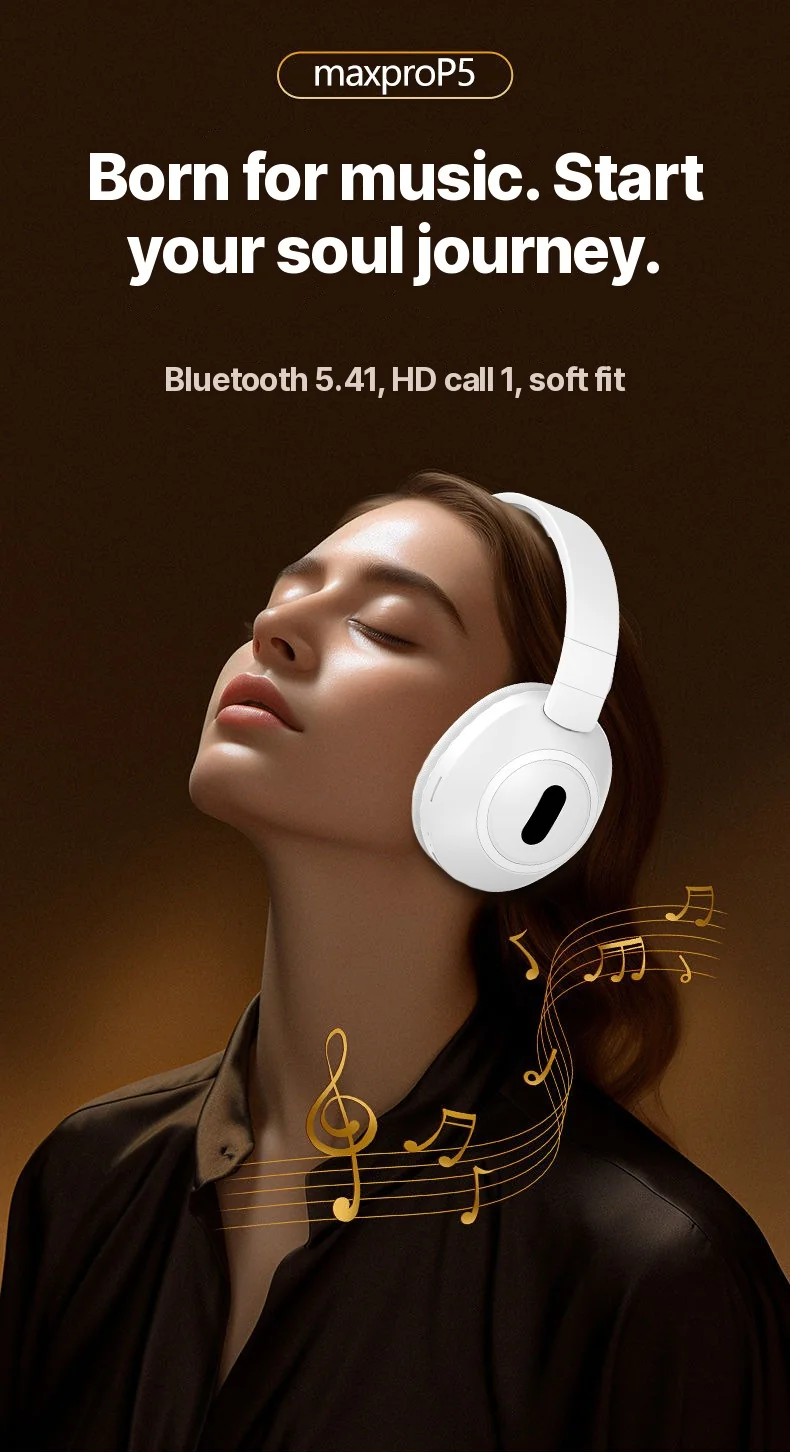 Беспроводные накладные Bluetooth-наушники с долгим временем работы