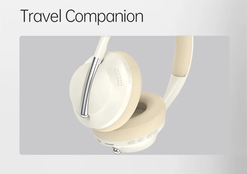Over-Ear Wireless Headphones with FM Radio and TF Card Slot