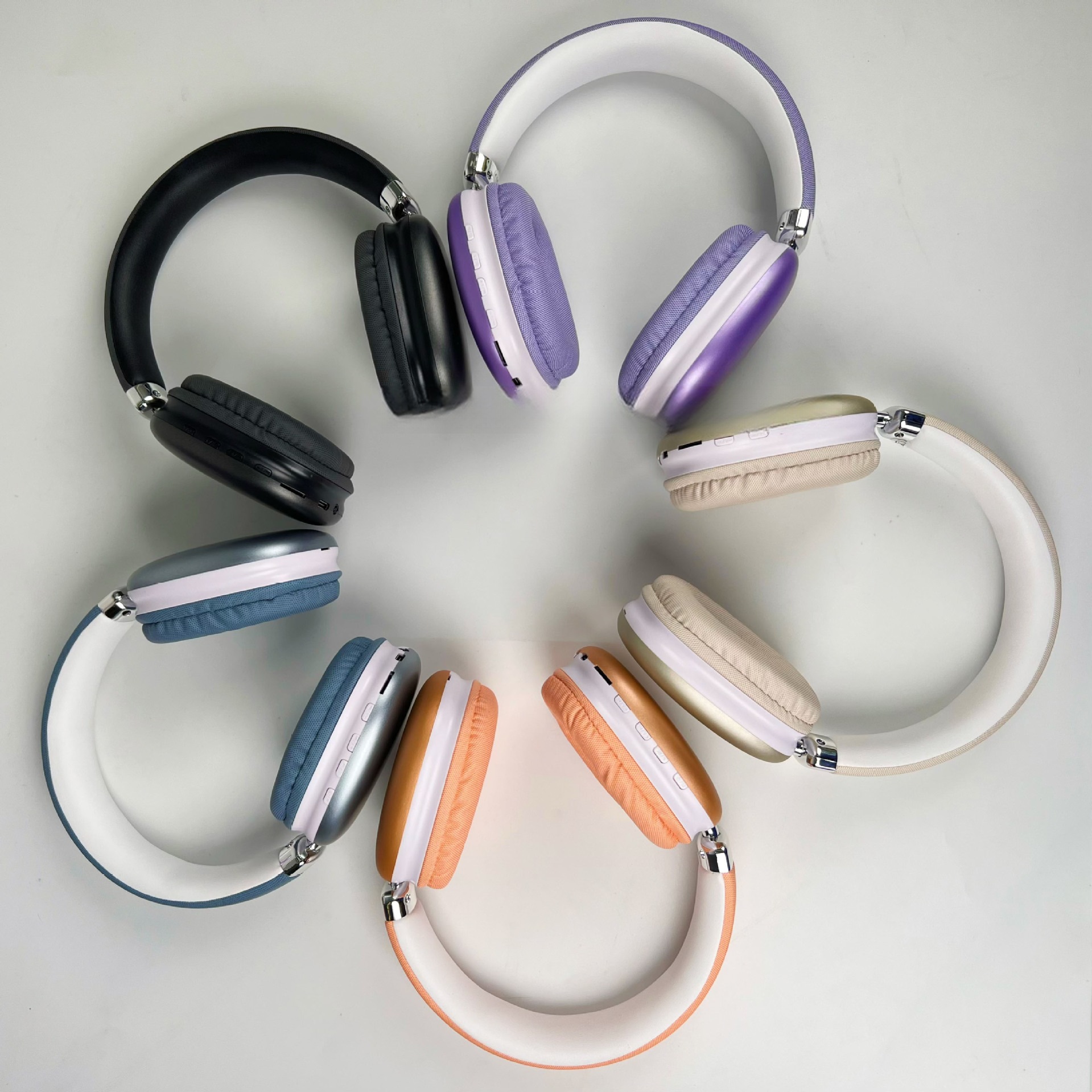 Wireless Over-Ear Headphones with Bluetooth 5.4 and Long Battery Life