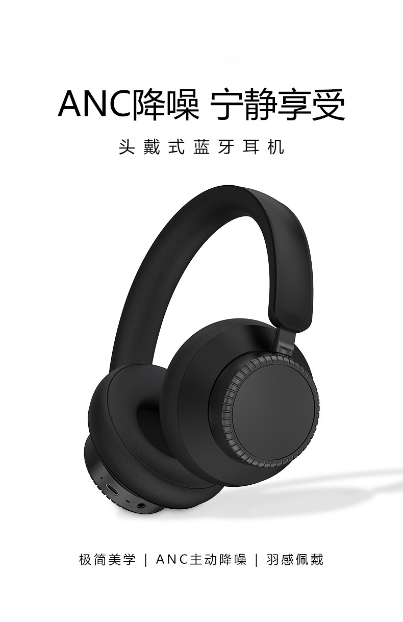Fones de Ouvido Bluetooth Sem Fio com Cancelamento de Ruído Ativo