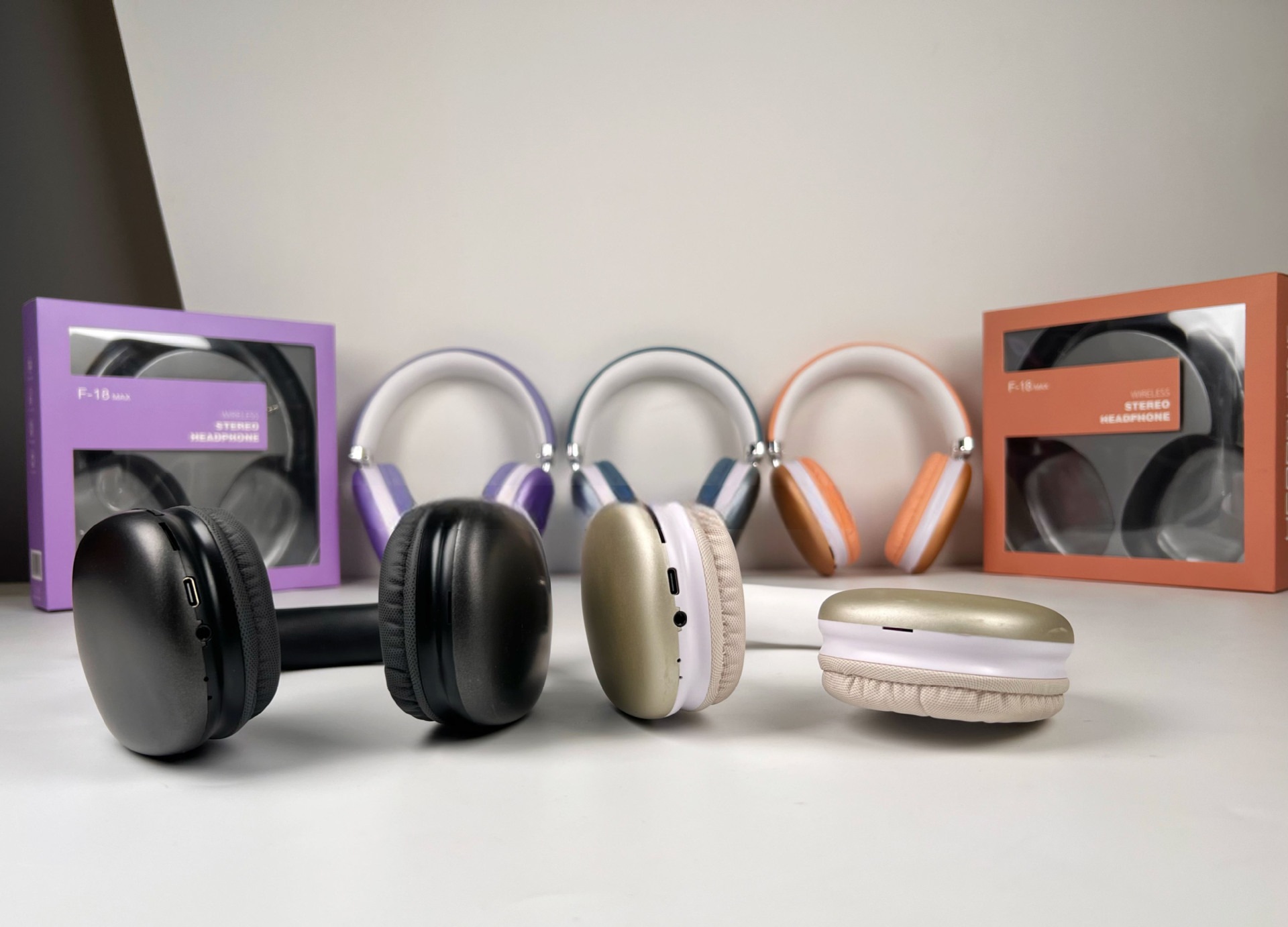 Wireless Over-Ear Headphones with Bluetooth 5.4 and Long Battery Life