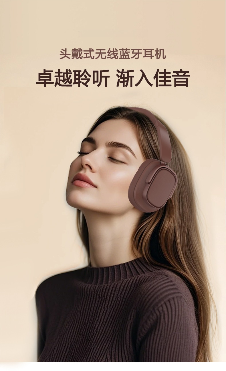 Fones de Ouvido Bluetooth Retro Circum-auriculares com Cancelamento Ativo de Ruído