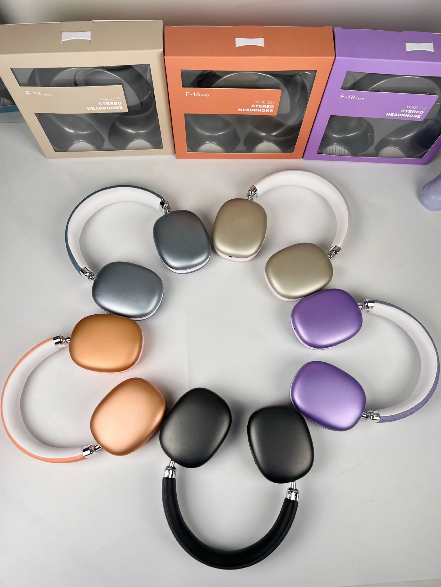 Wireless Over-Ear Headphones with Bluetooth 5.4 and Long Battery Life
