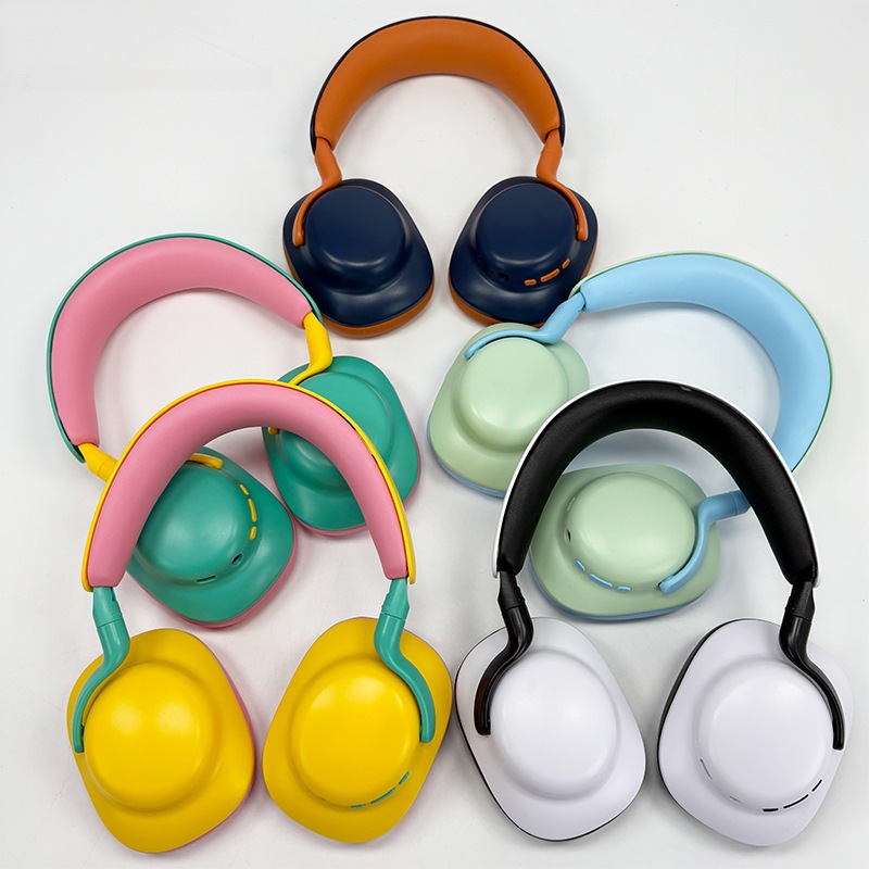 Over-Ear Wireless Bluetooth Headphones with FM Radio and Type-C Charging