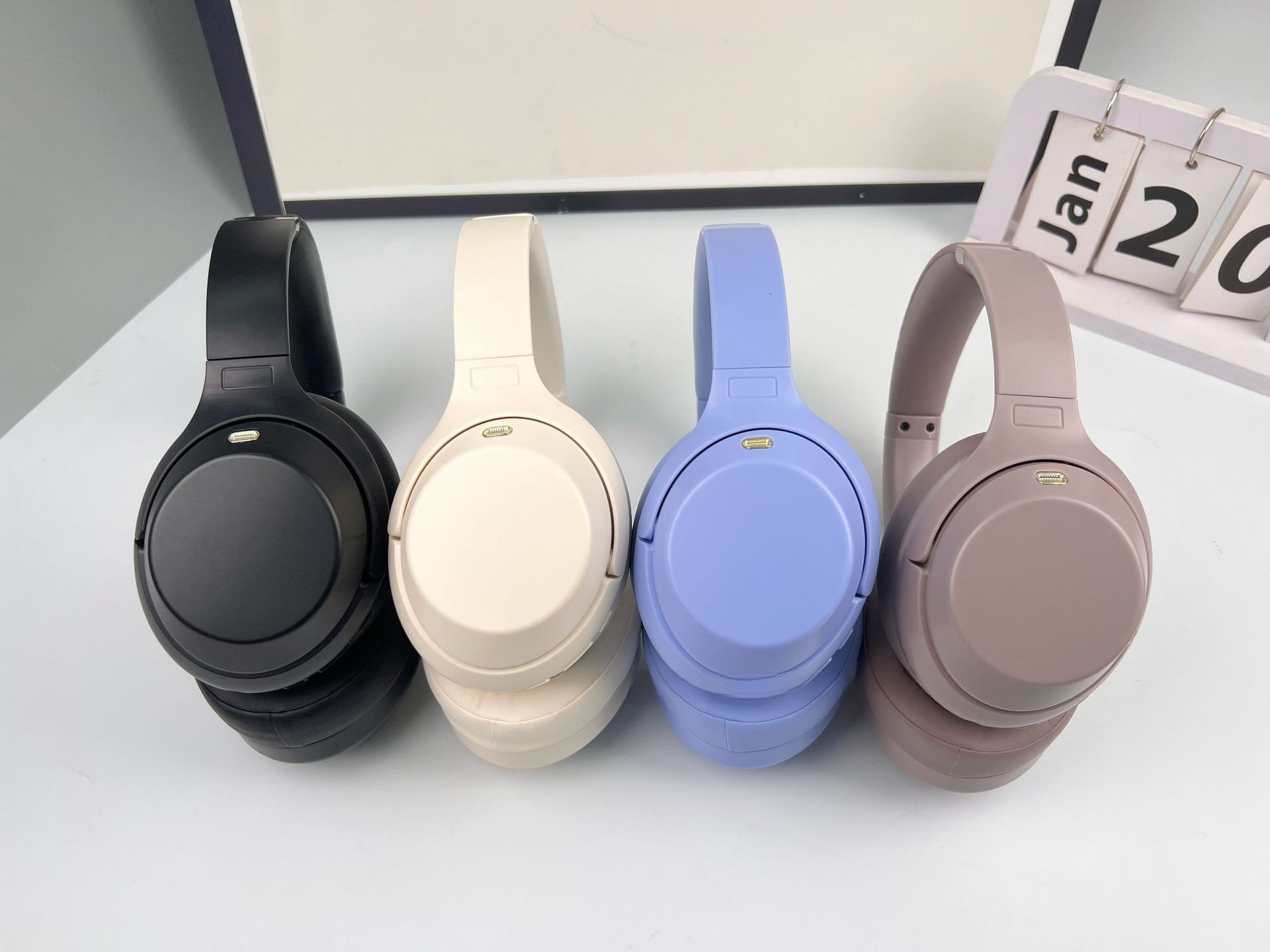 Wireless Over-Ear Headphones with Active Noise Cancelling and Type-C