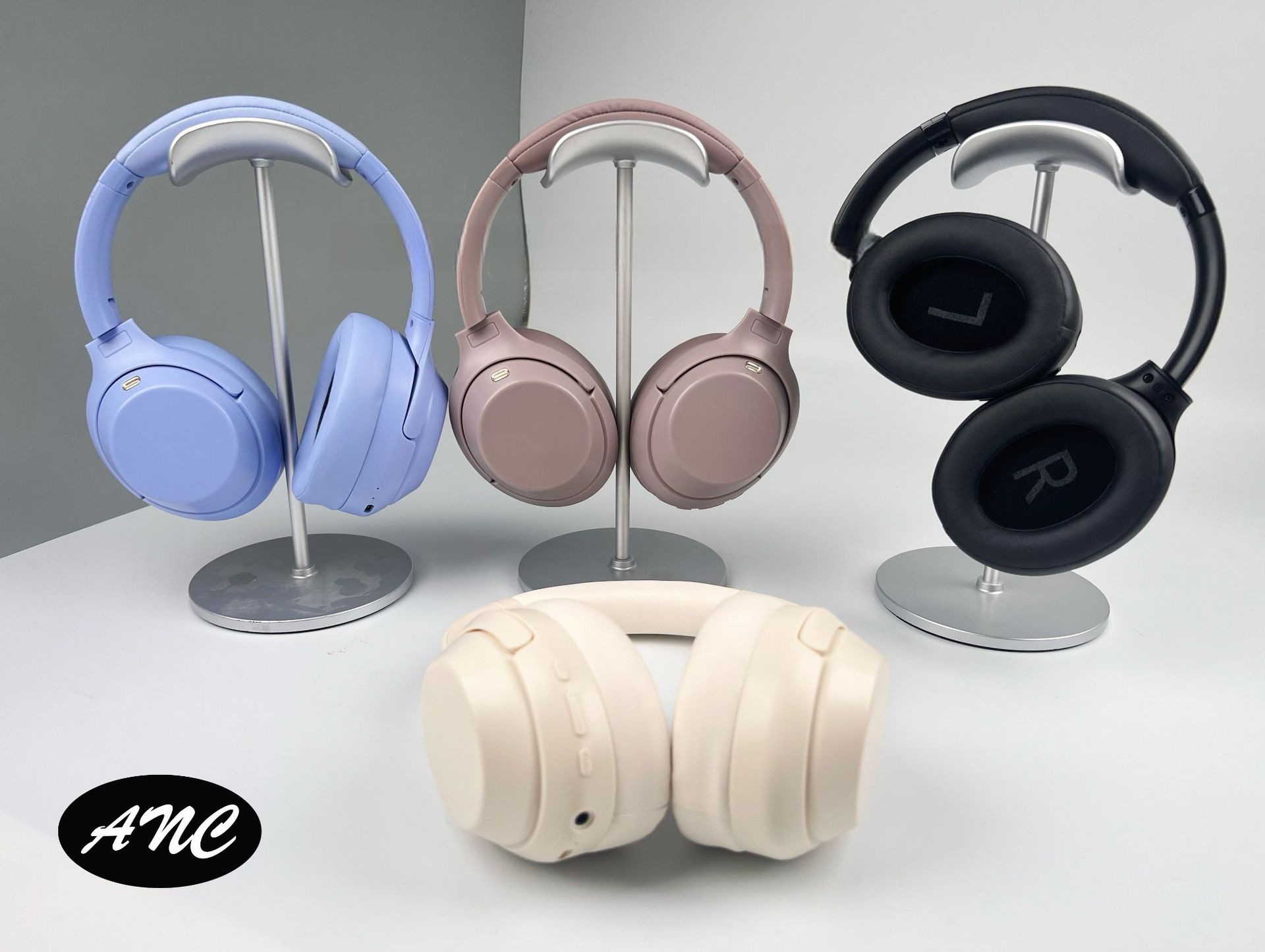 Cuffie Wireless Bluetooth Over-Ear con Cancellazione Attiva del Rumore
