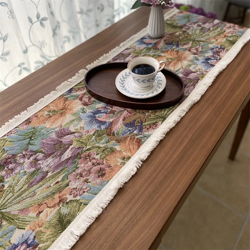 Camino de Mesa Floral para Comedor, Cama y Aparador