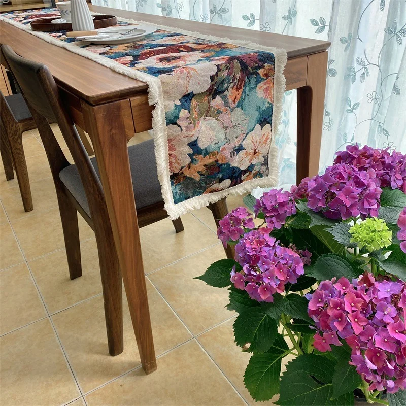 Camino de Mesa Floral para Comedor, Cama y Aparador