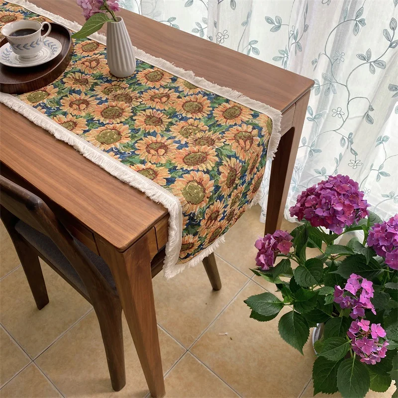 Camino de Mesa Floral para Comedor, Cama y Aparador