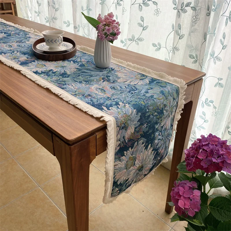 Camino de Mesa Floral para Comedor, Cama y Aparador