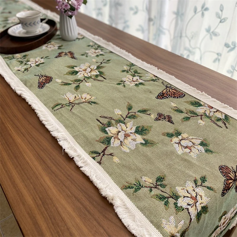 Camino de Mesa Floral para Comedor, Cama y Aparador