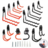 Garage Hooks Heavy Duty Metal Hook Wall Mount Bicycle Hanger Hooks Wall Mount Anti-slip Storage Hook for Ladders Garden Tool