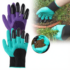 1-10Pairs Gardening Gloves with Claws  Latex Work Gloves Waterproof Anti Slip Durable Planting Digging Outdoor Work Gloves