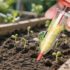 2-in-1 Mini Manual Precision Seeding Tool Essential for Garden Planting, Pots and Beds Durable ABS Plastic Gardening Supplies