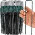 50/10PCS Landscape Staples U-Shaped Garden Pins Garden Stakes Staples Heavy Duty Yard Lawn Tent Stakes Securing Pegs For Weed Ba