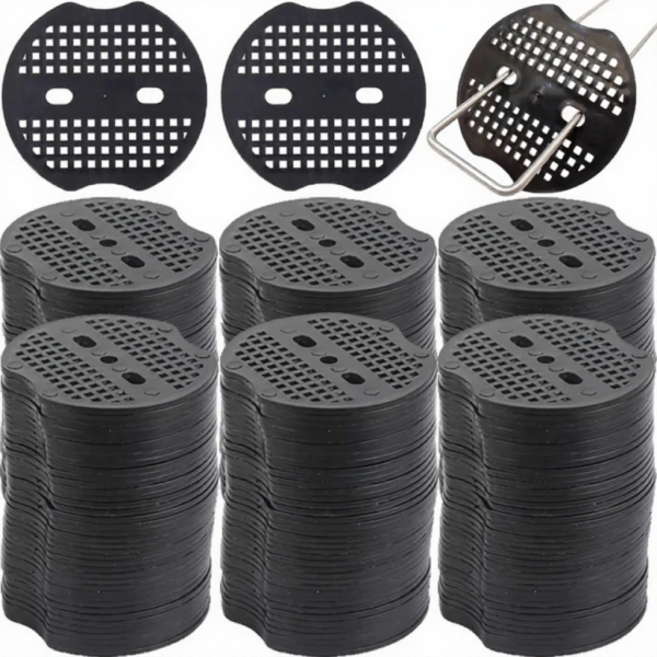 10/100pcs Garden Fixing Ground Cloth Pads Plastic Gaskets Lawn Film Pegs Buffer Washers Anchoring Landscaping Ground Covering