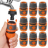 10/1PCS Garden Hose Quick Connector Faucet Extender Hose Connection Joint Garden Water Pipe Connectors Watering Pipe Fittings