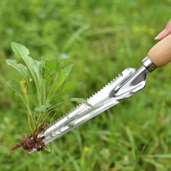 Manual Weed Remover Stainless Steel Spatula Weed Puller Garden Crack Weeder for Outdoor Yard Hoe Gardening Tools
