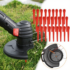 50pcs Universal Garden Grass Trimmer Plastic Replacement Blades for Gardena Grass Trimmer EasyCut Li-18/23R 9823 9825 9820 9821