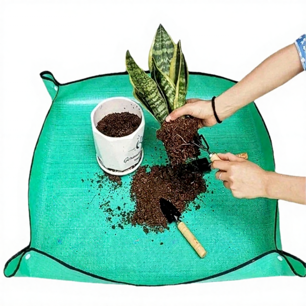 1Pc Flower Pots Transplanting Mats Gardening Planting Mat Pe Plant Repotting Mat Foldable Waterproof Gardening Potting Pad 1Pc Flower Pots Transplanting Mats Gardening Planting Mat Pe Plant Repotting Mat Foldable Waterproof Gardening Potting Pad