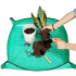 1Pc Flower Pots Transplanting Mats Gardening Planting Mat Pe Plant Repotting Mat Foldable Waterproof Gardening Potting Pad