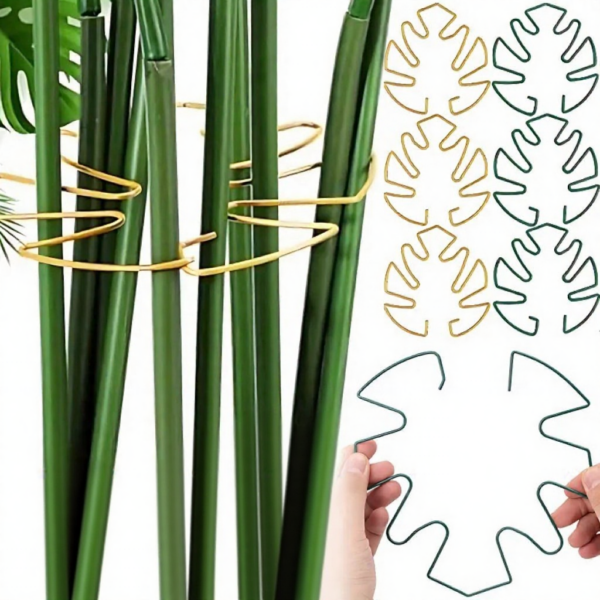 5/1PCS Adjustable Metal Plant Support Climbing Stem Holder Monstera Stabilizer Grapple Trellis Vine Growth Household Garden Tool